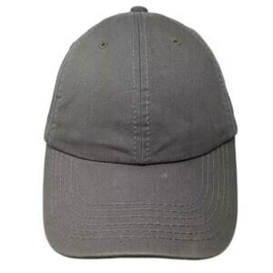 T.S.C. Baseball Cap Green One Size Solid Adjustable Plain Cotton Hat Slideback
